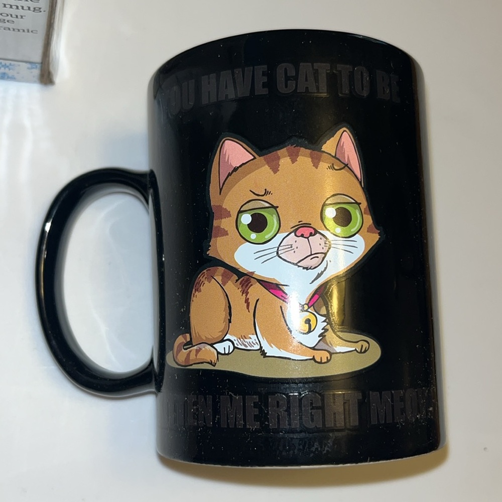 Ceramic Little Husky cat mug